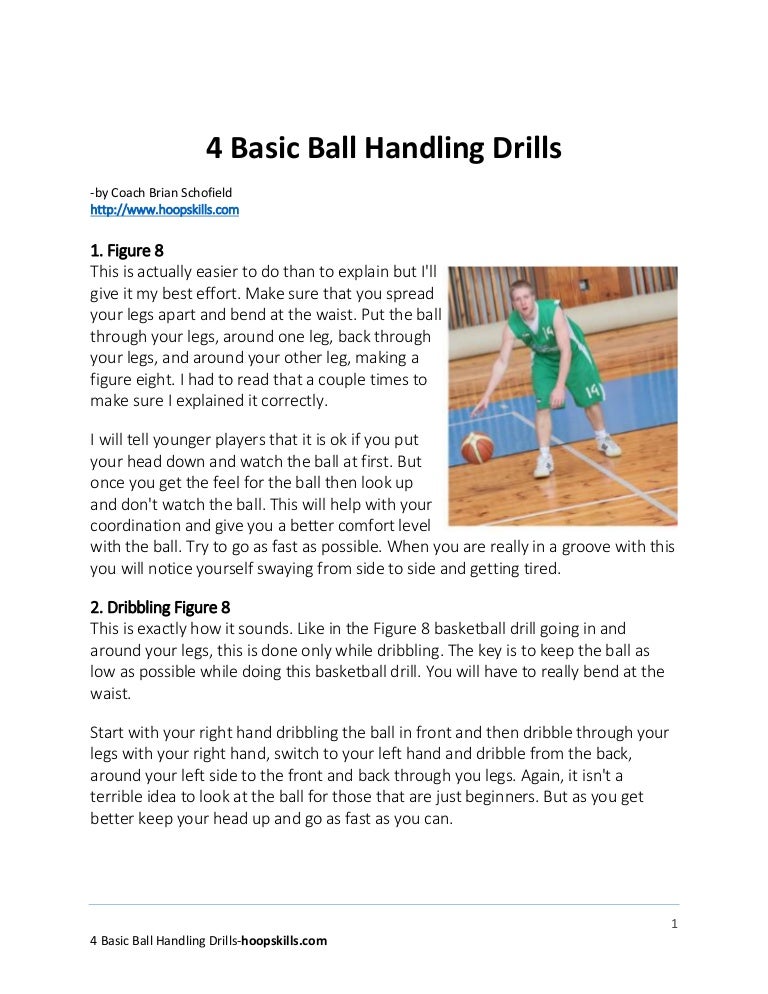 4 basic basketball handling drills