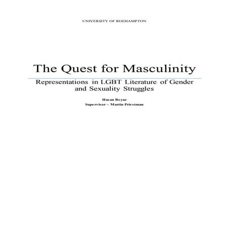 The Quest for Masculinity_ Representations in LGBT Literature of Gender and S...