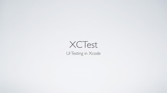  xctest