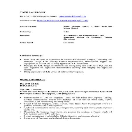 VIVEK RAJPUROHIT - Formatted CV