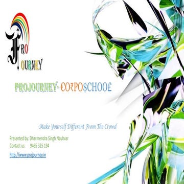 Work-p^3 -ProJOURNEY