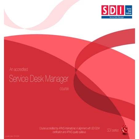 SDI - Service Desk Manager