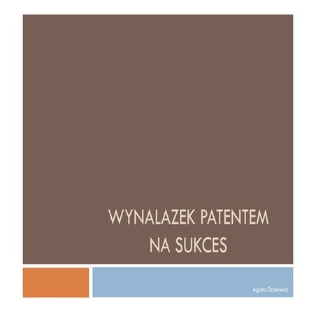 biz show_dasiewicz_agata_wynalazek_patentem_na_sukces