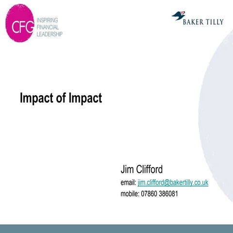 4B - Impact of impact - Jim Clifford