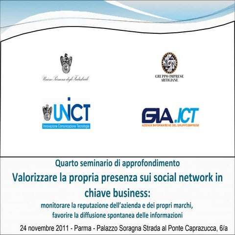 VALORIZZARE LA PROPRIA PRESENZA SUI SOCIAL NETWORK IN CHIAVE BUSINESS – brand...