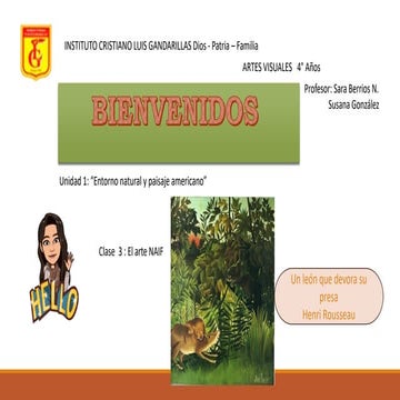 4° Básico -   ARTES VISUALES - Unidad N°1 - ppt N° 4  - Arte  NAIF.pdf