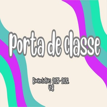 Projecte de la porta de 4B: som biocientífics