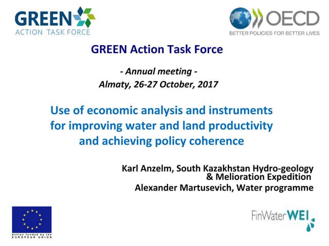 Economic Analysis for WRM