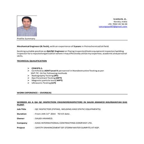 Varun Resume 