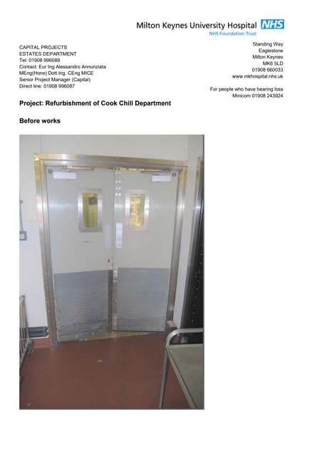 Maternity Murray ward - After works | PDF