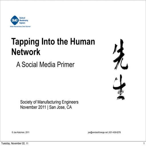 SME Web v2.0 Primer 2011-11