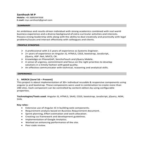 SanthoshMP_Resume