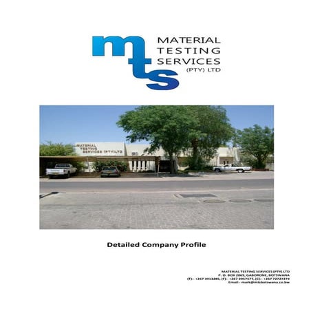 MTS Detailed Company Profile | PDF