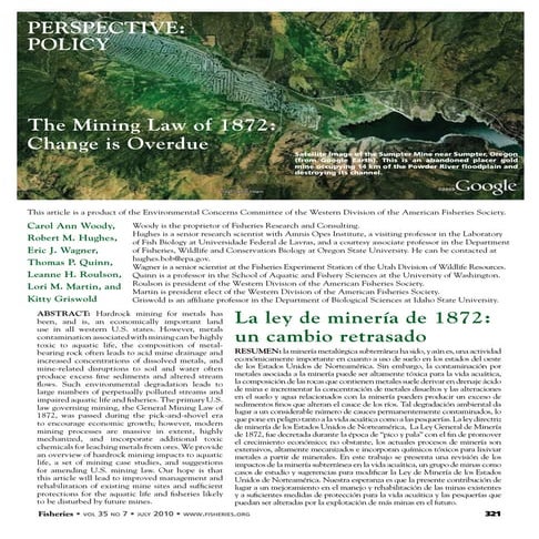 Unit 4 ch 16 s3 mining regulations & mine reclamation | PPTX