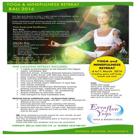 EVENFLOW BALI FLYER
