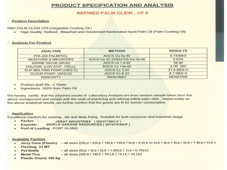 Packing & Specification