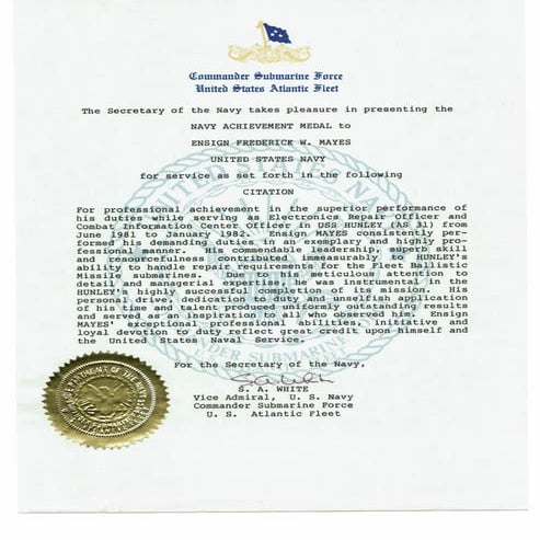 Personal Commendations CO USS Permit | PDF