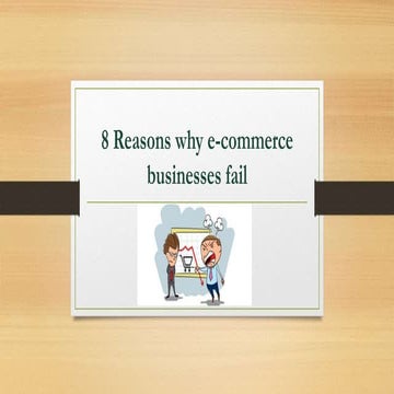 Why Many E-Commerce Startups Fail in India: Top 10 Reasons Explained | PDF