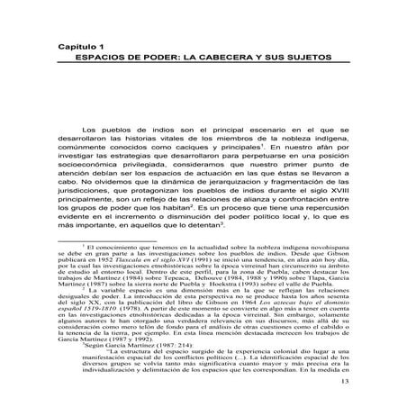 La Nobleza Indígena de Tepexi de la Seda Durante el Siglo XVIII. La ...