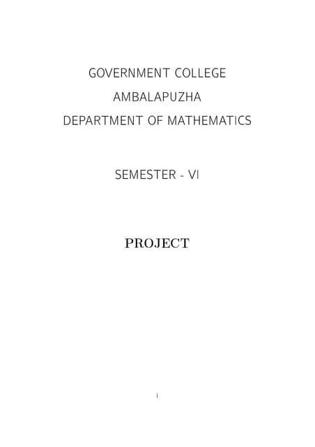 project