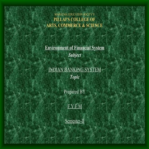  indian banking system 