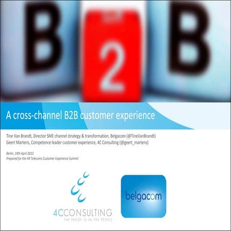 B2B Cross-Channel Customer Experience