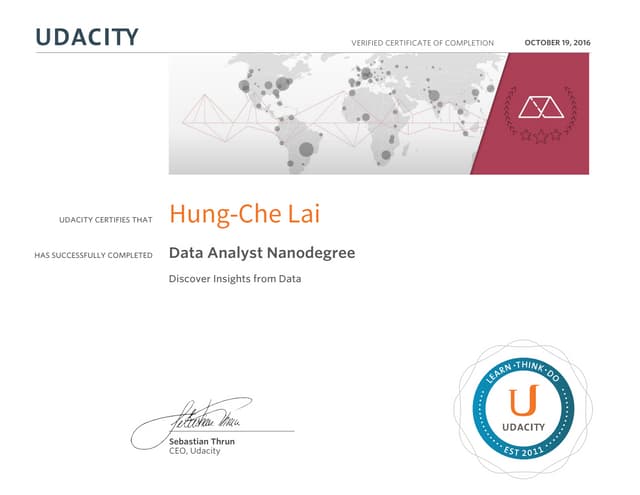 Data Analyst Nanodegree