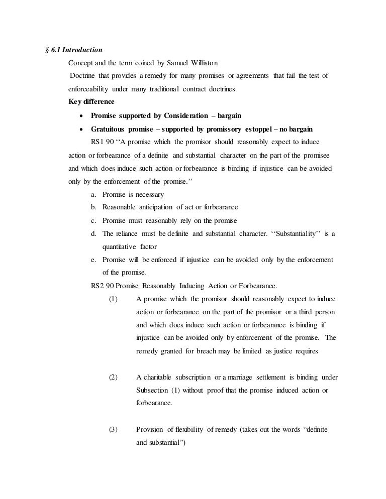 Contracts Law Module 8 Outline