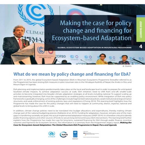 Tanzania NAP Climate Change Adaptation Experiences | PDF