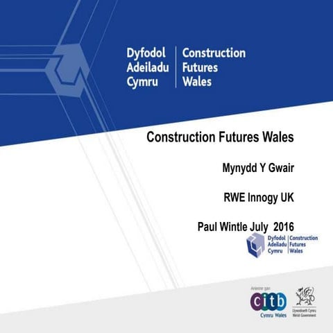 RWE Mynydd y Gwair Supply Chain Event - Construction Futures Wales / Paul Wintle