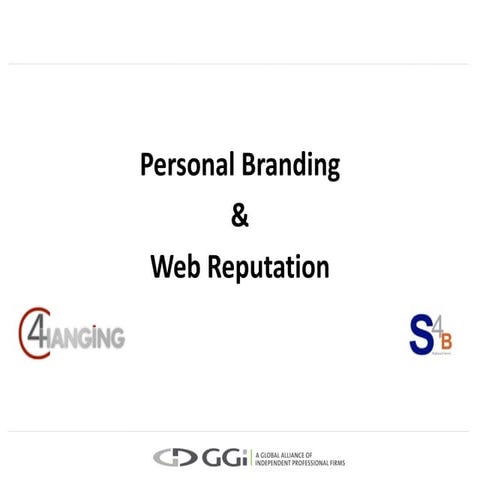 Personal Branding e Web Reputation for professionals