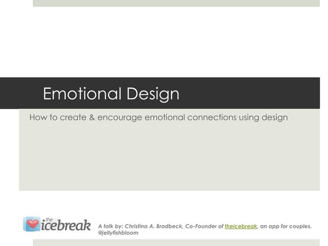 Emotional Design