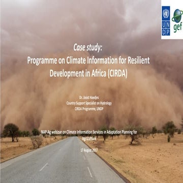 Programme on Climate Information for Resilient Development in Africa