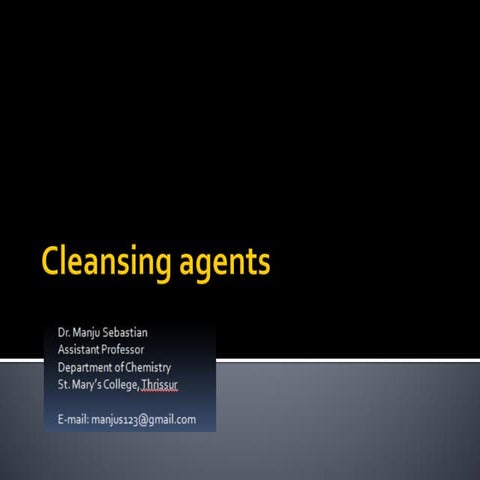 4 cleansing agents