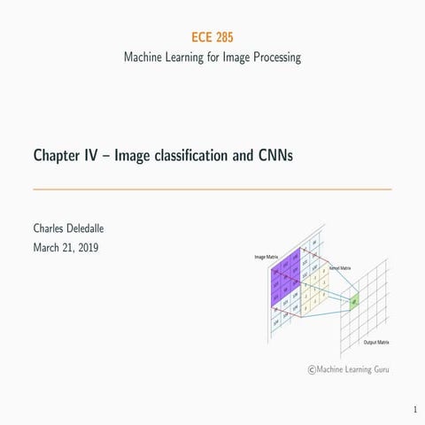 MLIP - Chapter 4 - Image classification and CNNs