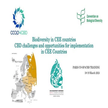 Biodiversity in CEE countries CBD challenges and opportunities for implement...
