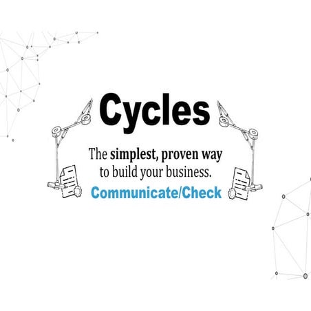 4  Cycles Remote Innovation - Communicate & Check 