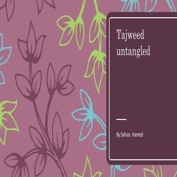 learn tajweed in roman english