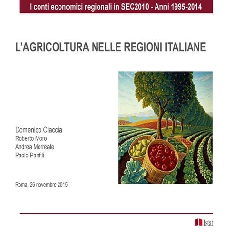 L’AGRICOLTURA NELLE REGIONI ITALIANE - Domenico Ciaccia, Roberto Moro, Andrea...