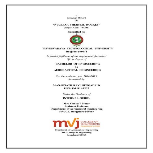 NuclearTherma Rocket