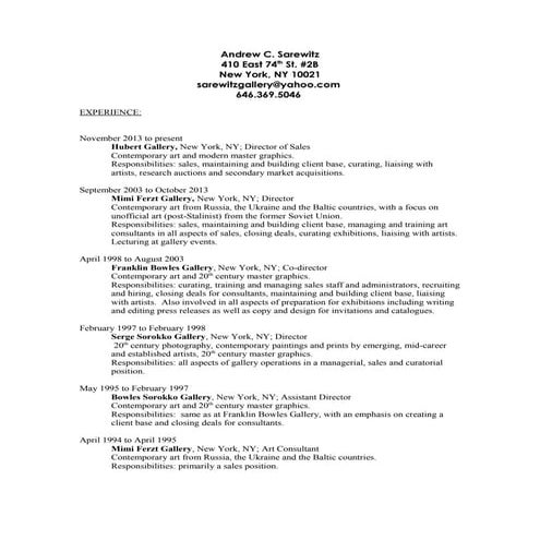 PAUL PROCH Resume 3-14-15.DOC