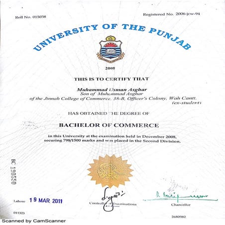 Bachelor of Commerce