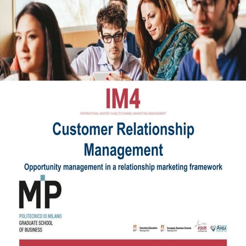 2.1 Opportunity management in a relationship marketing framework 2016 short