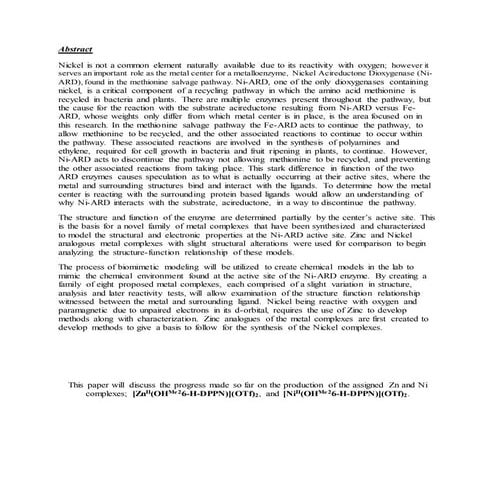 Research capstone assignment