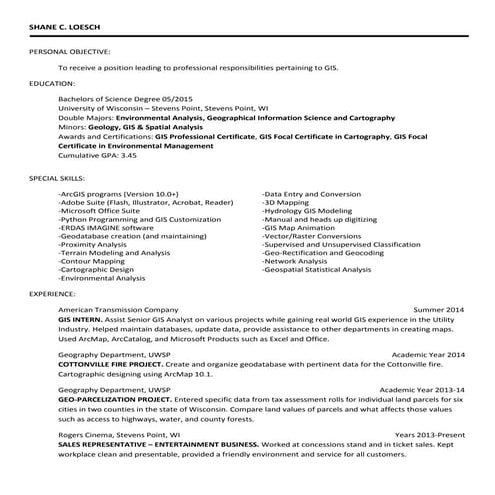 RESUME | PDF