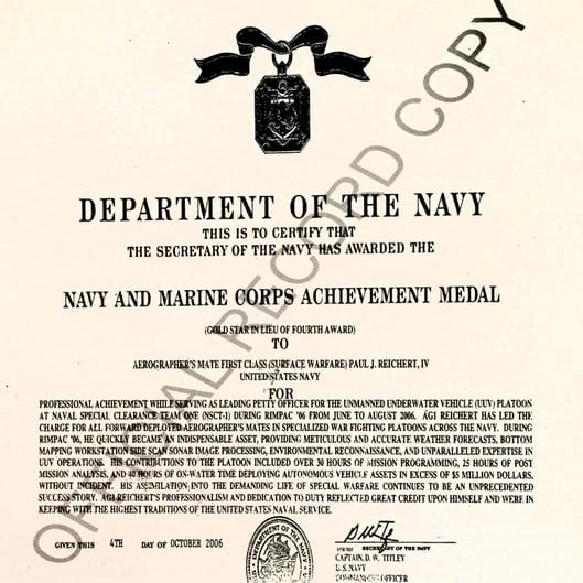 Navy Achievement Medal (3) | PDF
