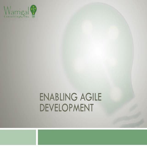 Enabling Agile Development v.3 | PPT