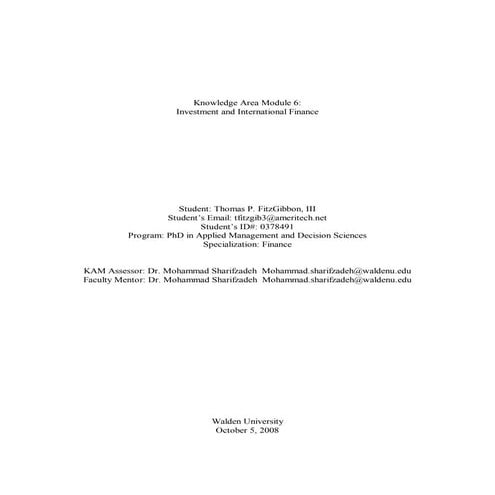 Jet Fuel Hedging Strategies - Thomas FitzGibbon