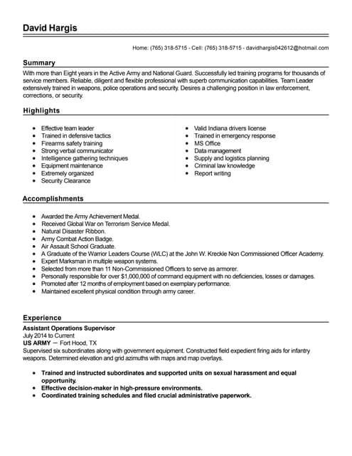 DEMETRIUS W CRAWFORD resume