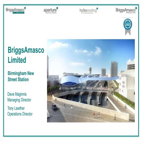 Birmingham New Street Station - What does the client need from the architect?...